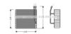 AVA QUALITY COOLING JEV012 Evaporator, air conditioning